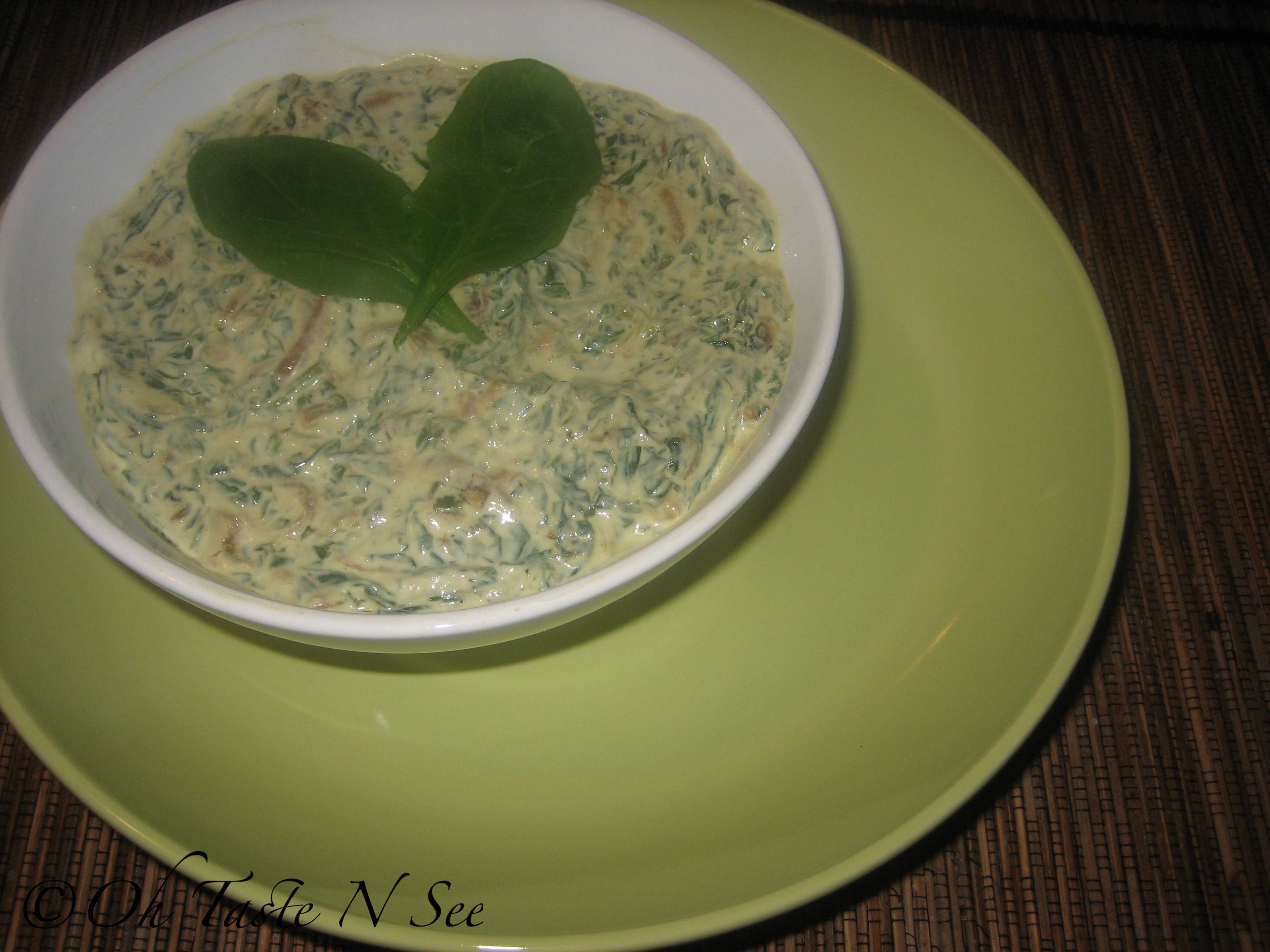 Boraani Esfenaaj - Iranian spinach n yogurt salad