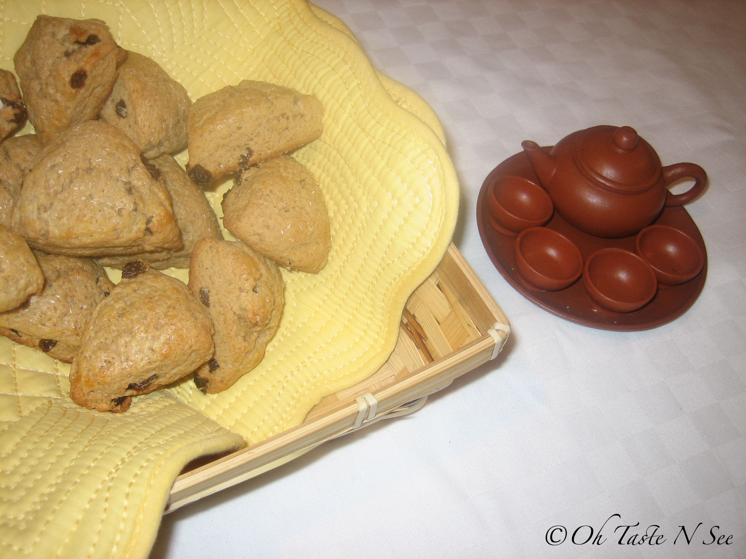 Whole wheat buttermilk scones