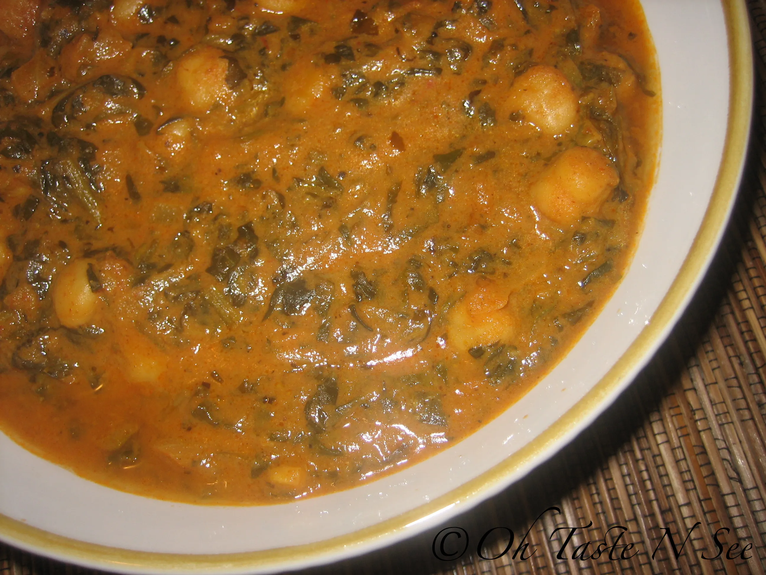 Palak chole 2