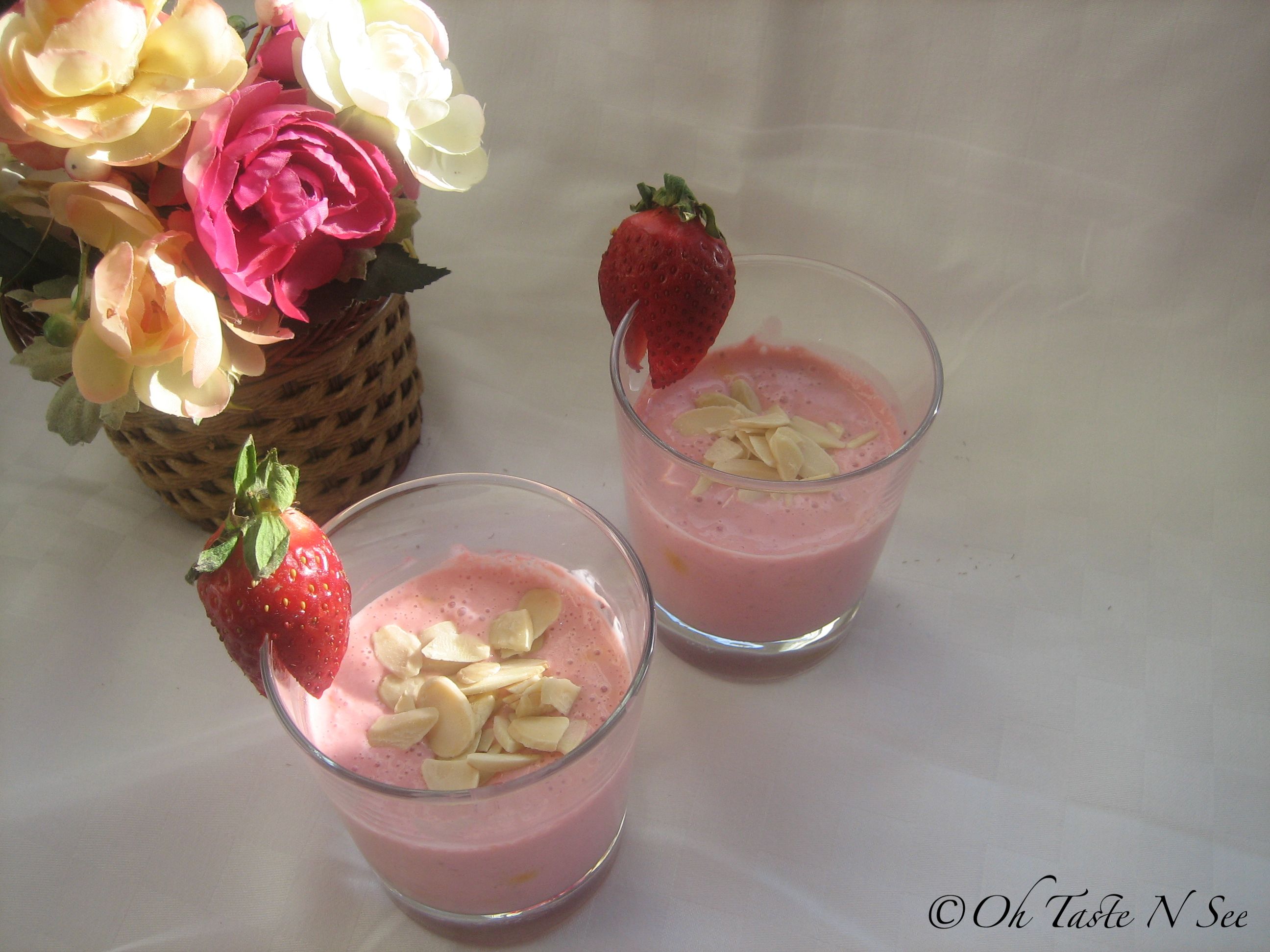 Strawberry Shrikhand