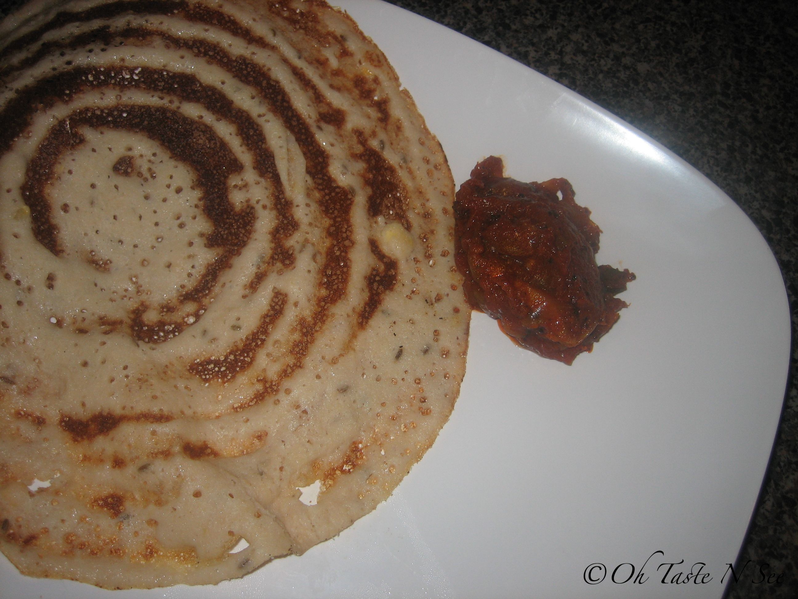 Brown rice Dosa
