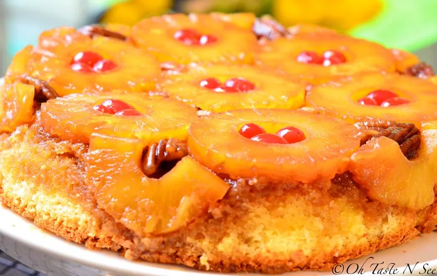 Pineapple upside down cake 4