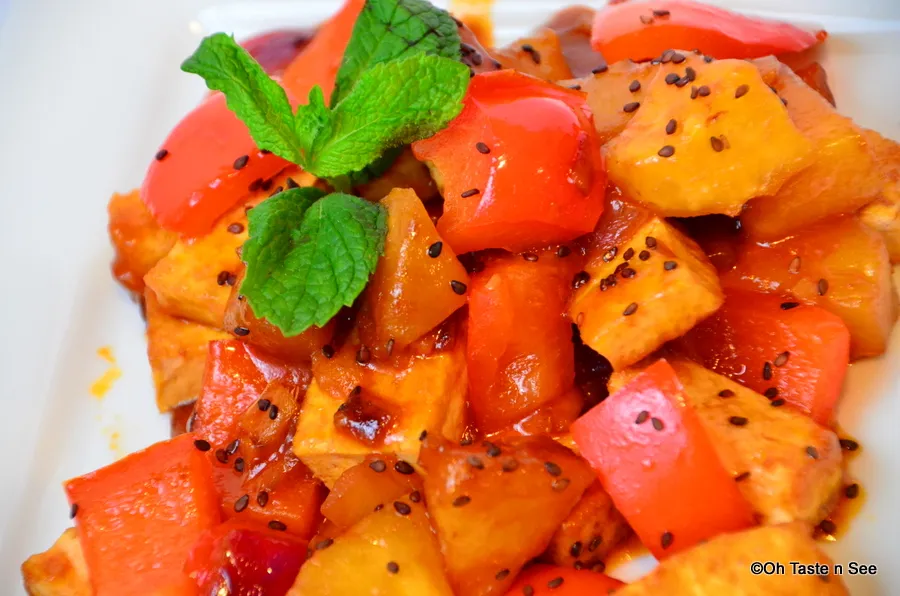 Sweet n sour mango tofu 3