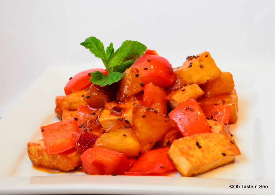 Sweet n Sour Mango Tofu