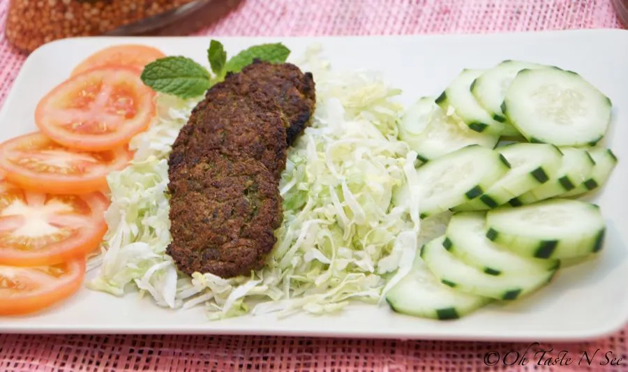 Baked falafels