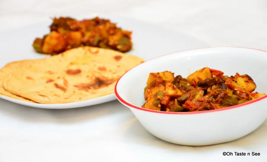 aloo bhindi 2