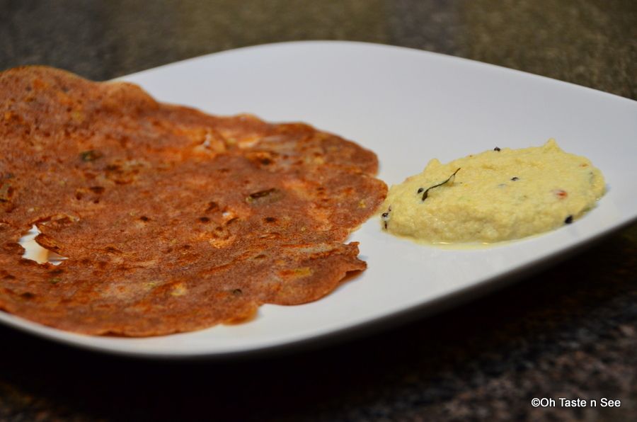 Ragi Kaara Dosa