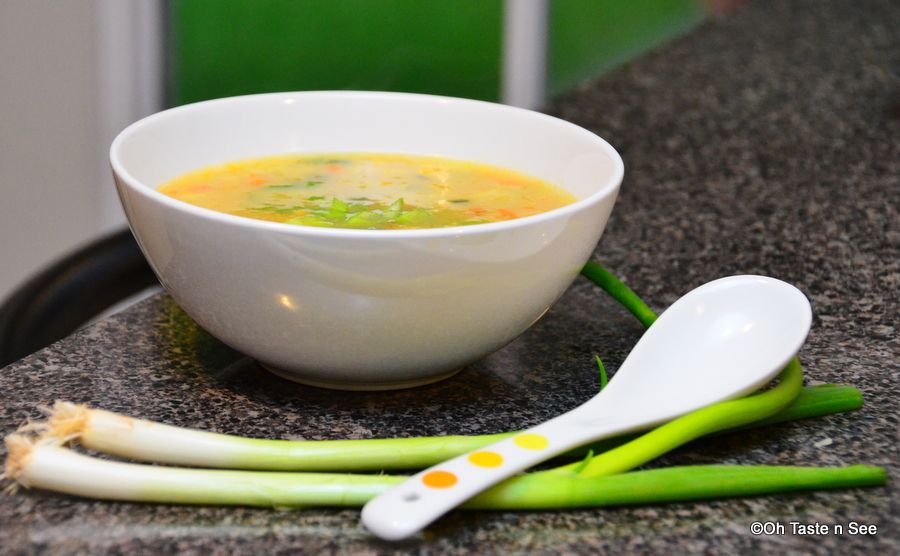 Sweet Corn Vegetable Soup