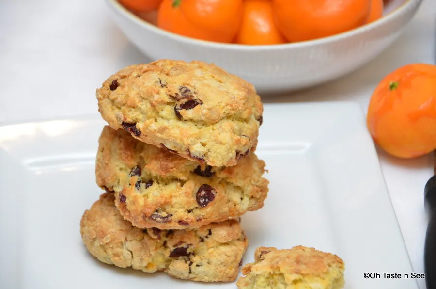 Cranberry Orange scones 2
