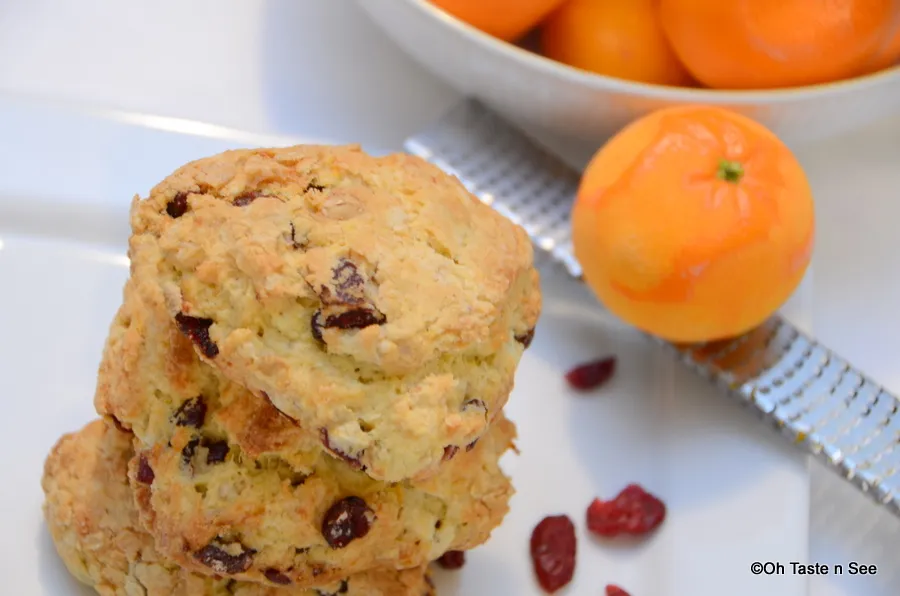 Cranberry orange scones 5