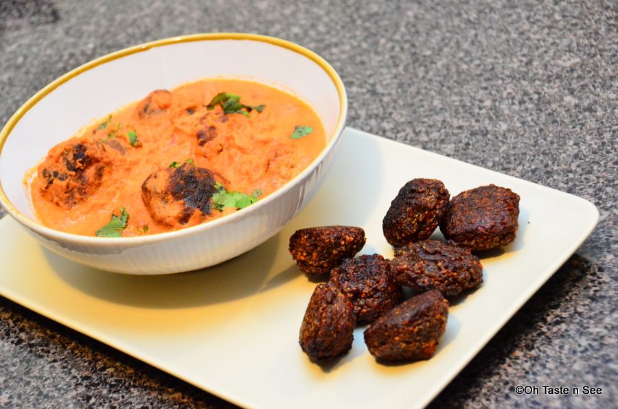 Baked Ragi Lauki Kofta Curry