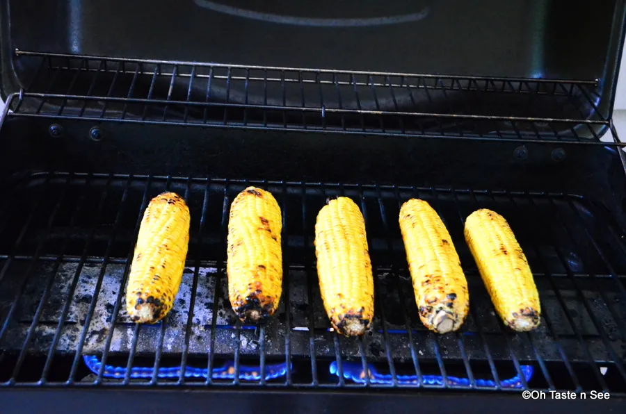 Grilled corn carrot salad 1