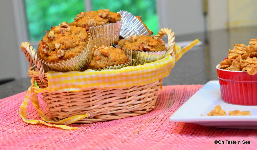 Carrot cereal muffins 2