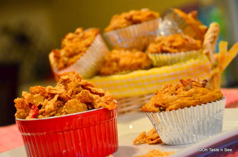 Carrot cereal muffins 4