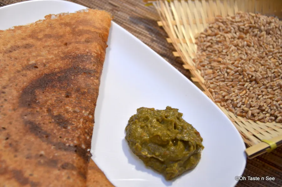 Wheat berry dosa 2
