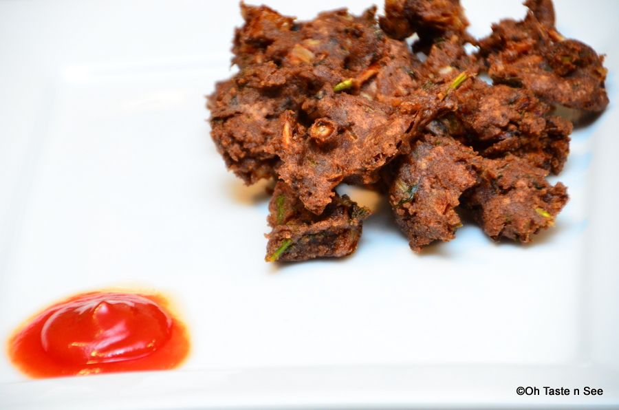 Ragi Mint Pakoras