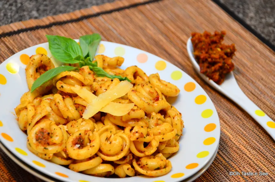 sundried tomato pesto pasta 5