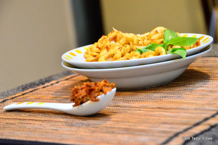 sundried tomato pesto pasta 3