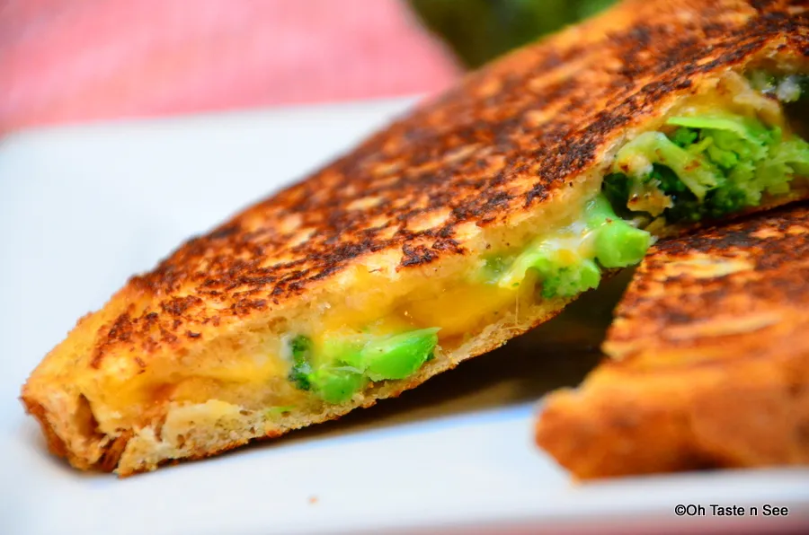 grilled broccoli cheese 4