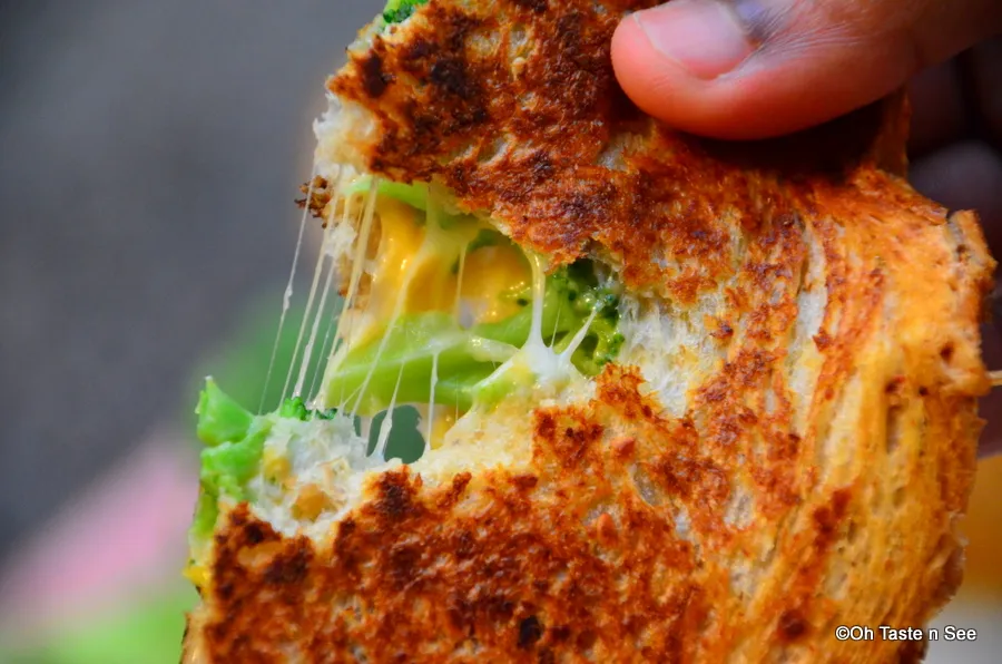 grilled broccoli cheese 3