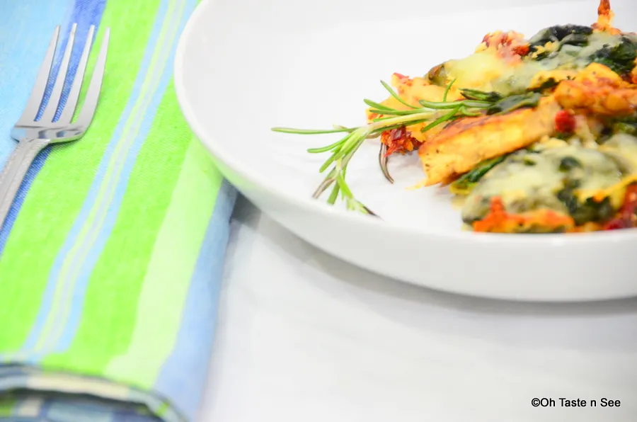 Italian tofu bake 5