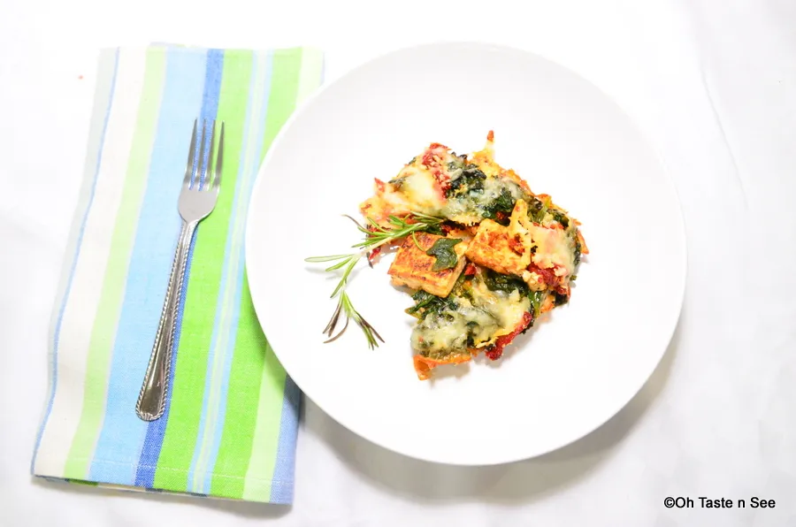 Italian tofu bake 4