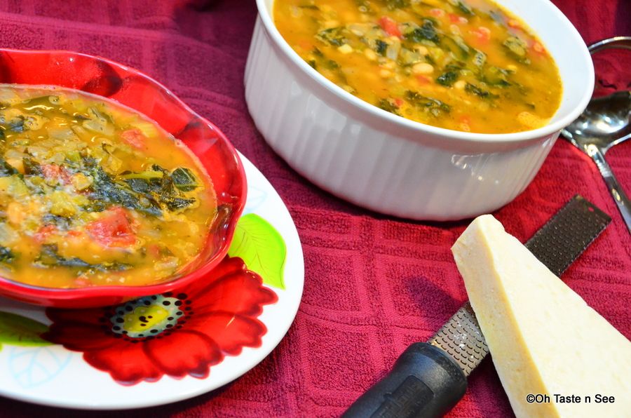 Tuscan style White Bean and Kale stew
