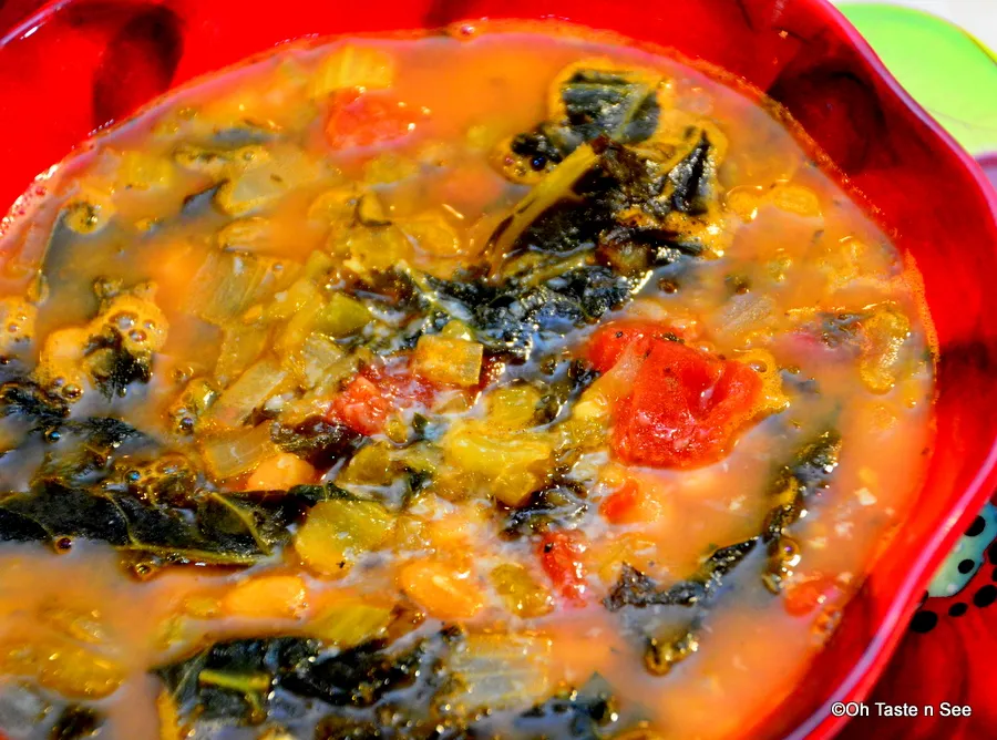 Kale and white bean stew 2