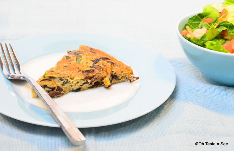 Mushroom Asparagus Frittata