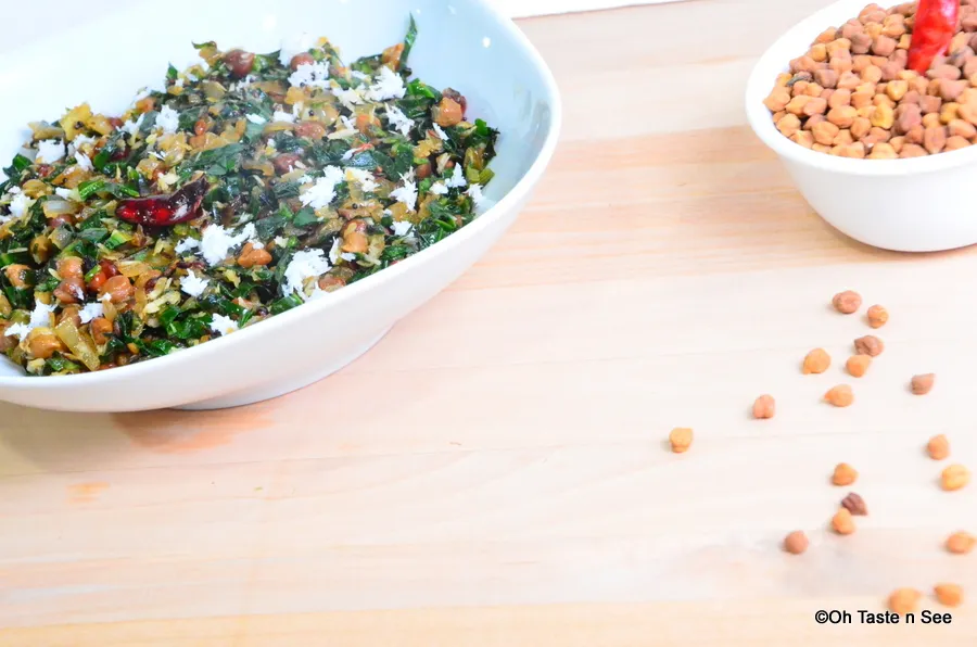 collard greens poriyal 3