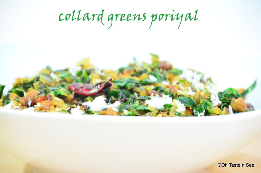 Collard Greens Poriyal