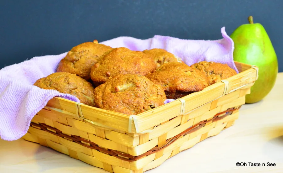 pear bran muffin 5