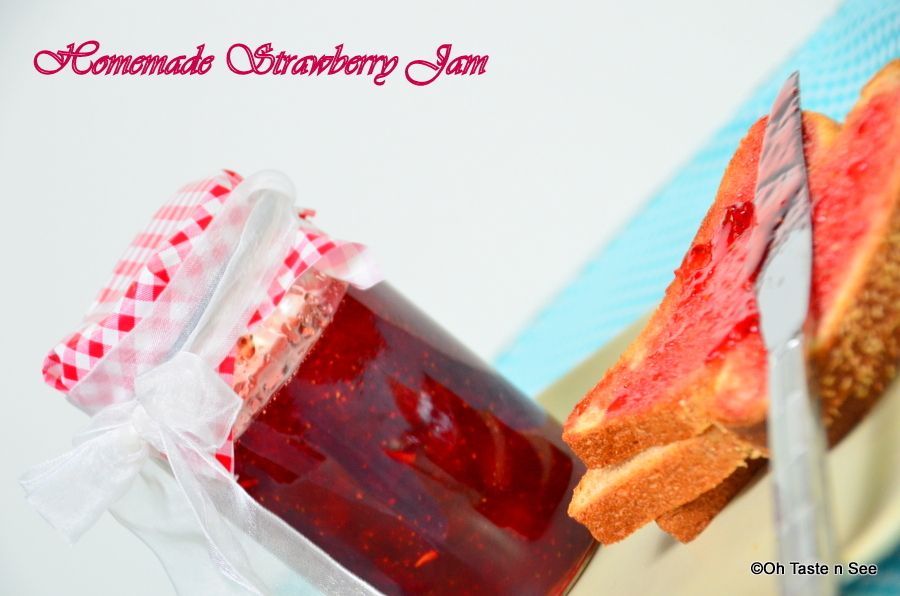 Homemade Strawberry Jam(no pectin)