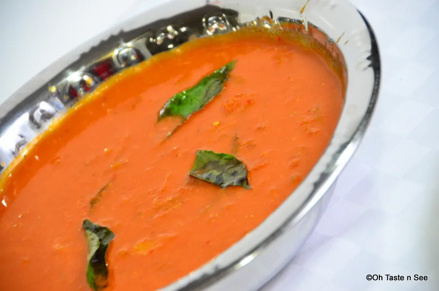 spicy red pepper kulambu 2