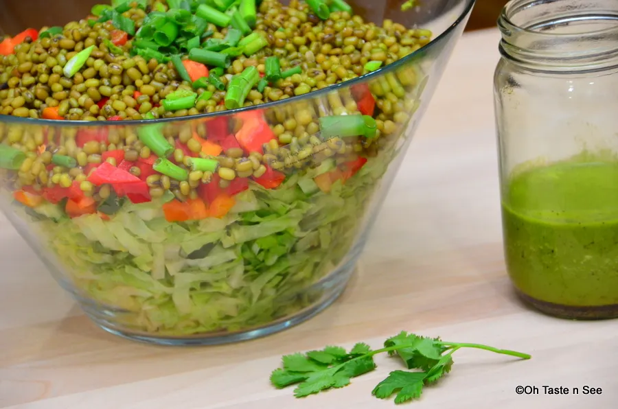 Mung bean salad 2
