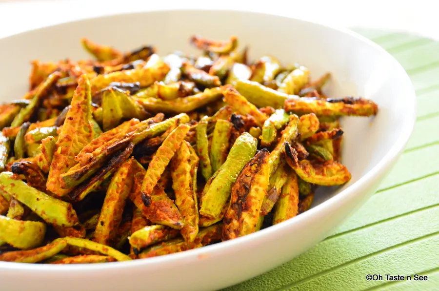 oven roasted tindora 3