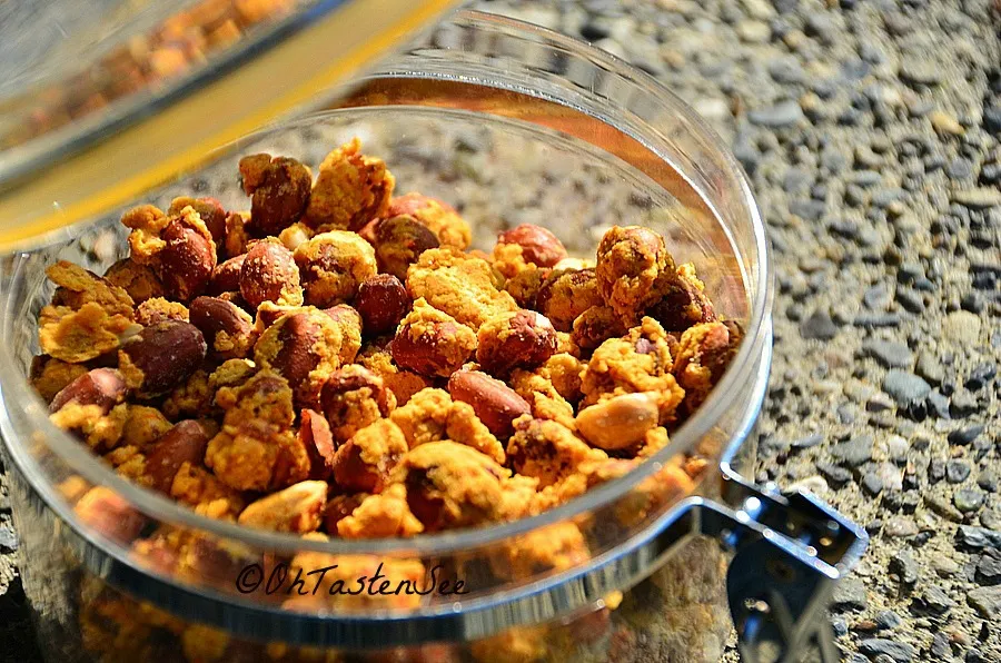 Microwave Masala peanuts 3