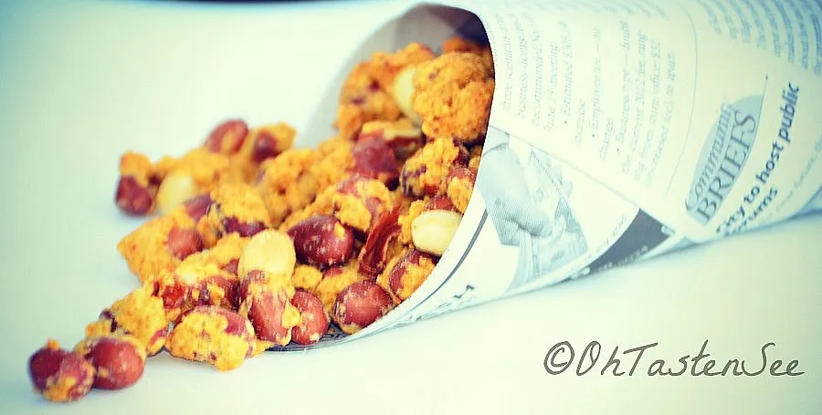 Microwave Masala peanuts 4