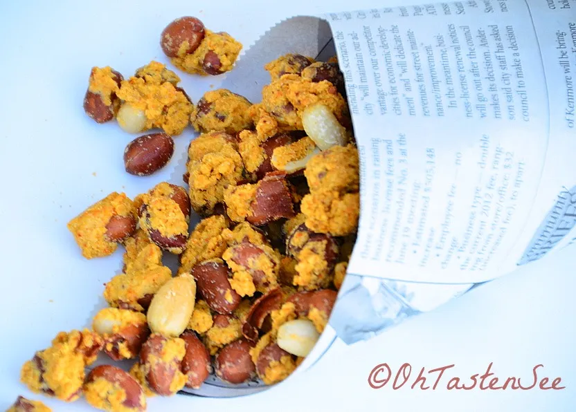 Microwave Masala peanuts 5