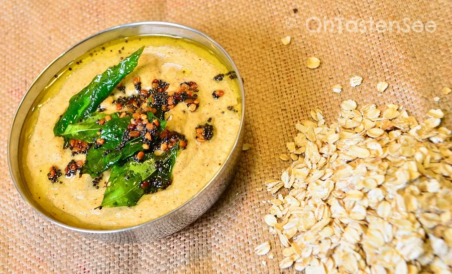 oats coconut chutney 2