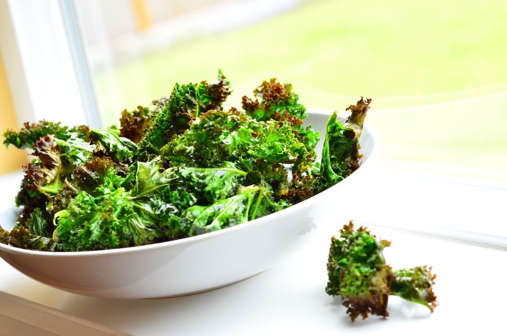 Oven Roasted Kale Chips