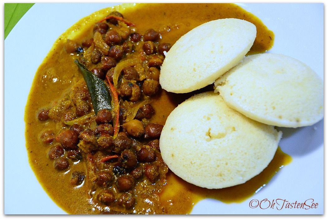 Kerala style Kadala curry(Black garbanzo bean curry - Kerala style)