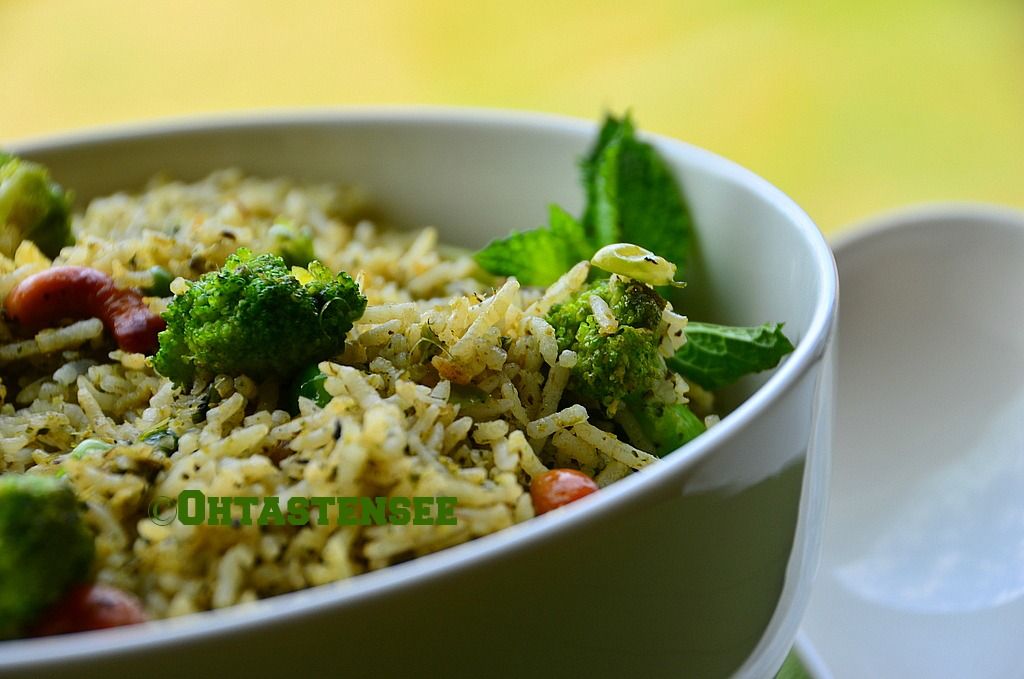 Pudina Sadham/Mint Rice