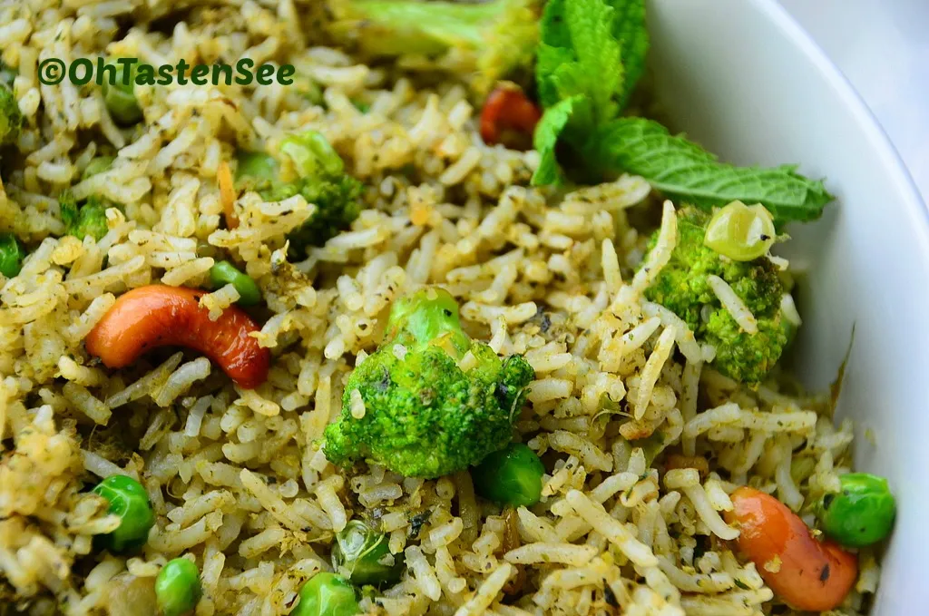 pudina_rice2