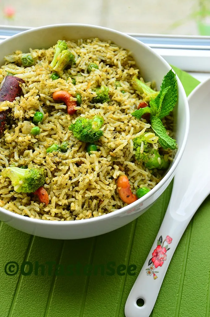 pudina_rice3