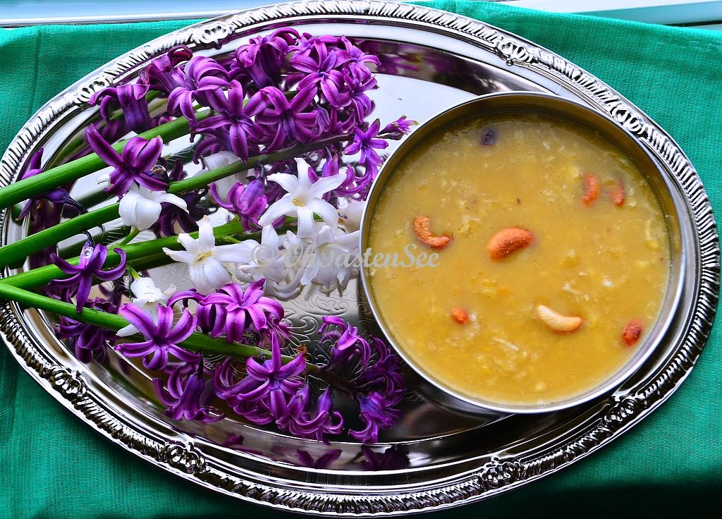 Pasi Paruppu Payasam/Moong dal Kheer