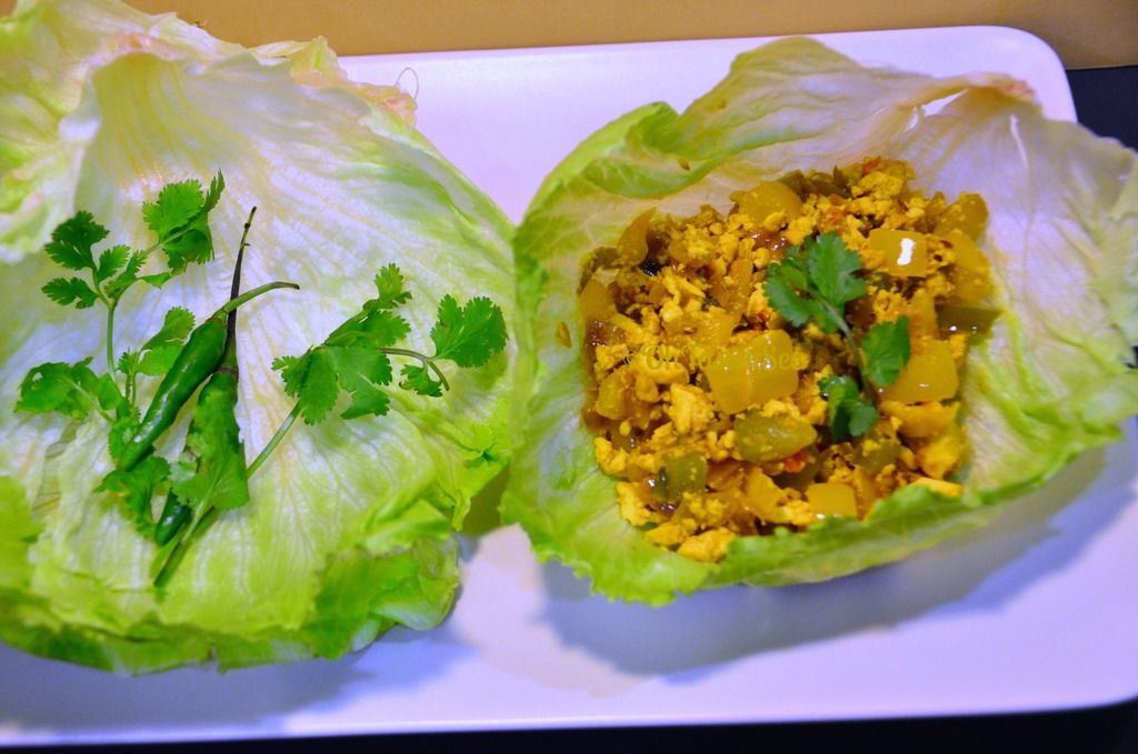 Tofu Scramble Lettuce Wraps/Tofu Bhurji