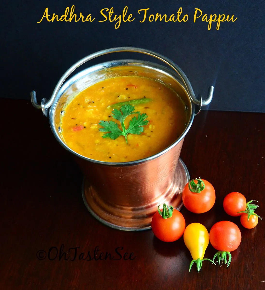 Instant Pot Tomato Pappu/Andhra style tomato dal in Instant Pot