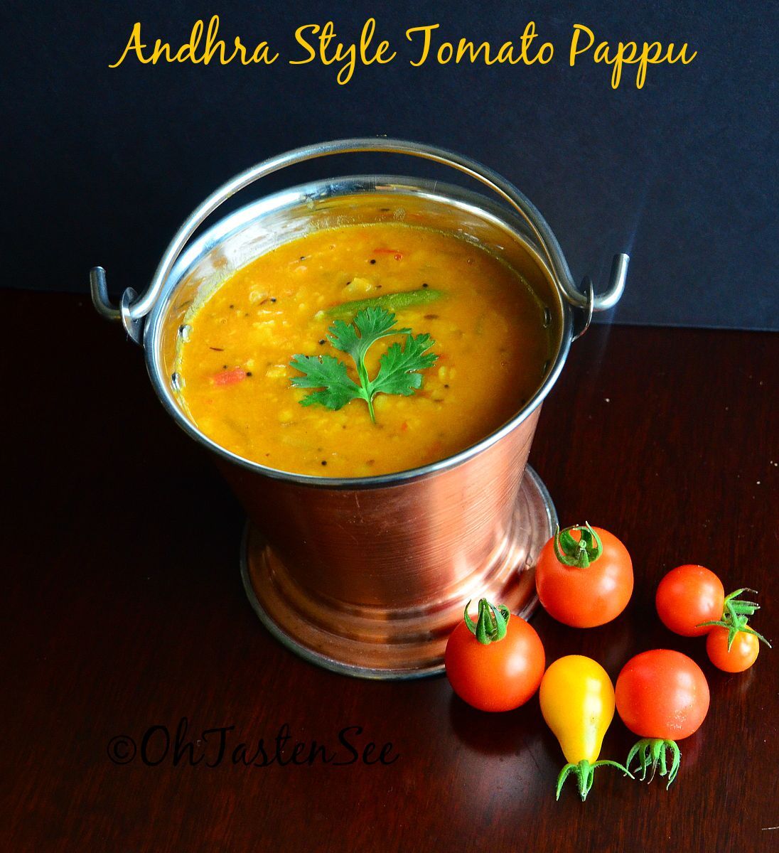 Instant Pot Tomato Pappu/Andhra style tomato dal in Instant Pot
