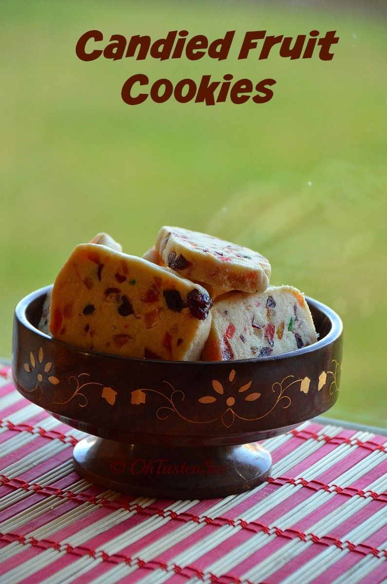 Candied Fruit Cookies